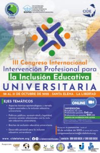 Congreso Internacional Intervencion Profesional para la Inclusion Educativa Universitaria